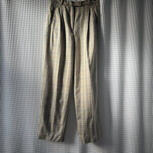 Ann Taylor Loft women's 6P pants vintage plaid academic twee